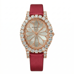 Roberto Era Watch Oval Silk Leather Strap Crystal 33mm – RE2202B
