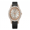 Roberto Era Watch Oval Silk Leather Strap Crystal 33mm – RE2204