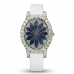 Roberto Era Watch Oval Silk Leather Strap Crystal 33mm – RE2209