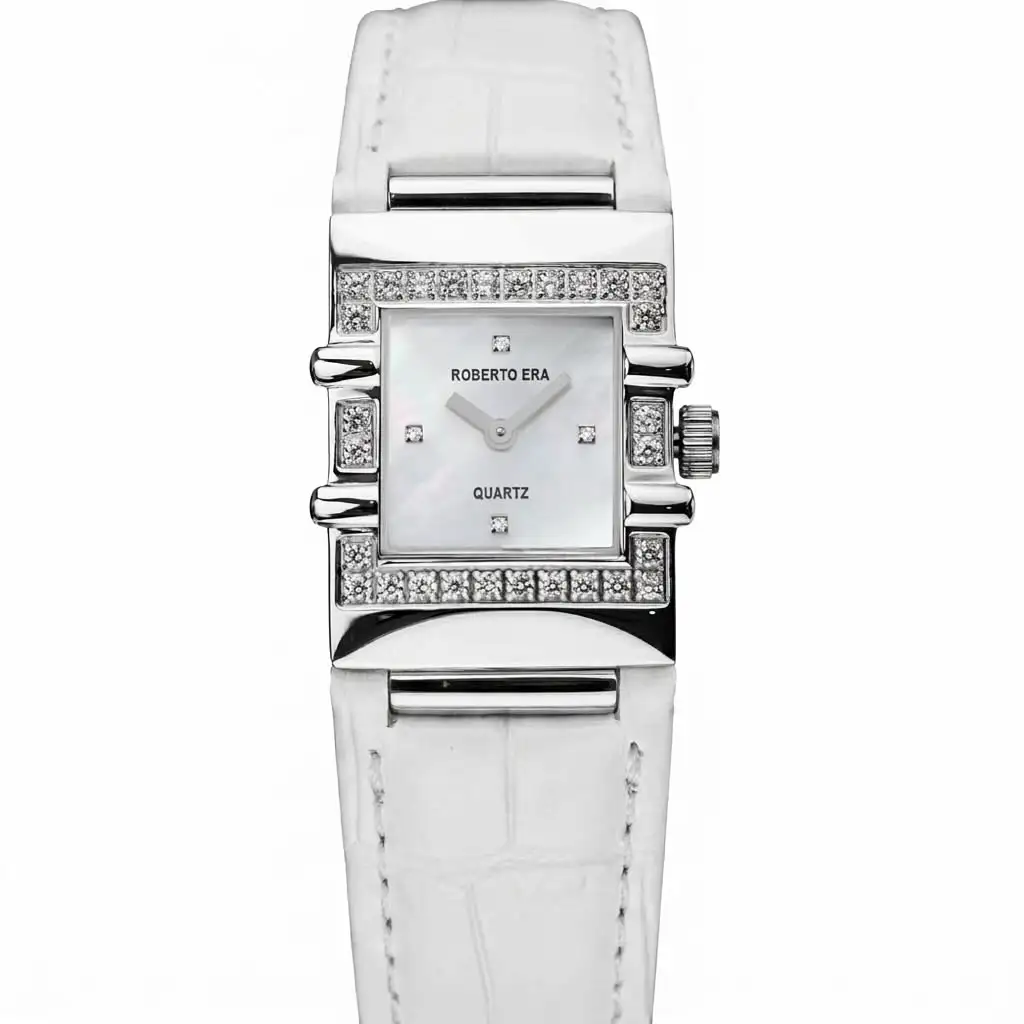 Roberto Era Women Quadra Black Dial Analogue Watch – RE1601W